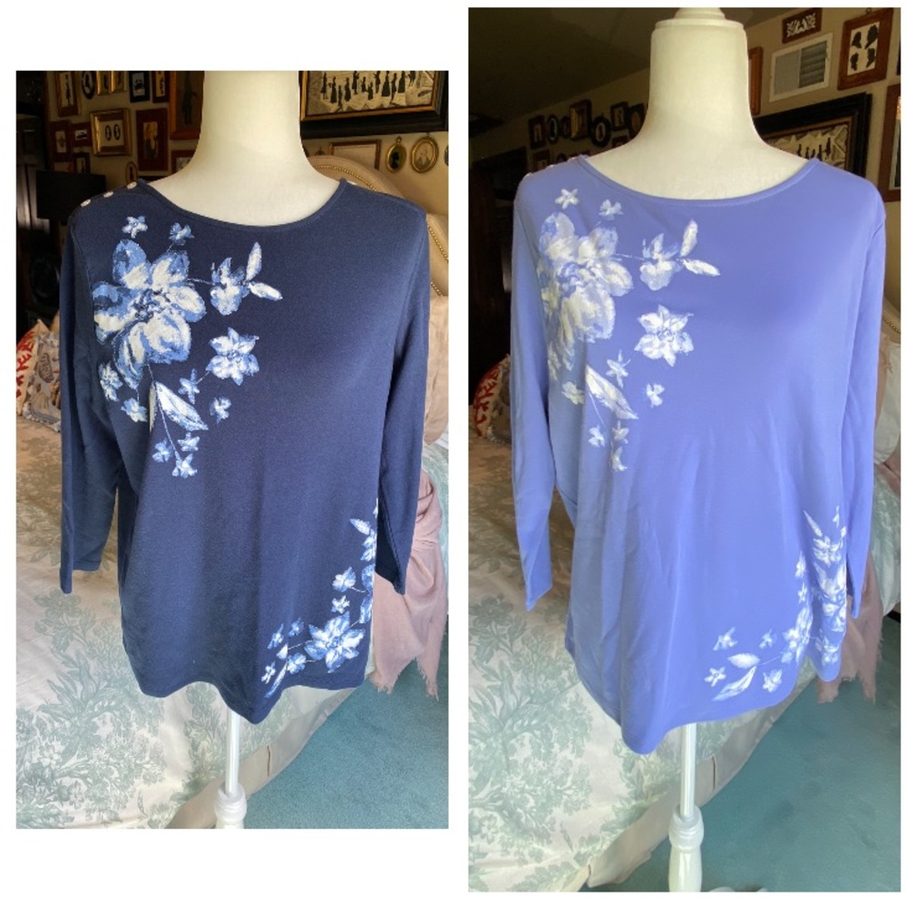 Set of 2 Hasting and Smith Floral Tops from Boscov’s